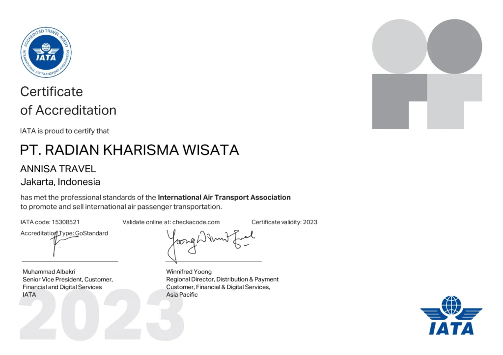 Certifikat IATA